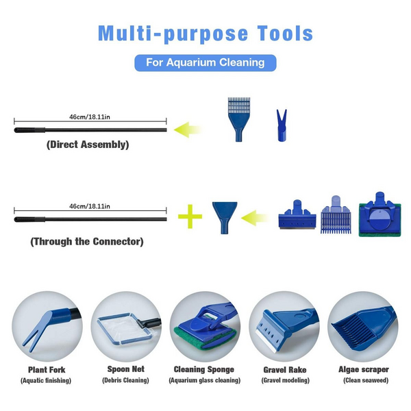 iLonda 5 in 1 Aquarium Cleaning Set