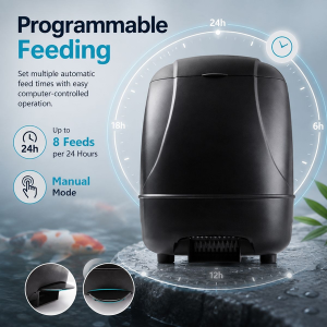 10L Automatic Pond Feeder - Programmable Outdoor Fish Feeder - Image 4