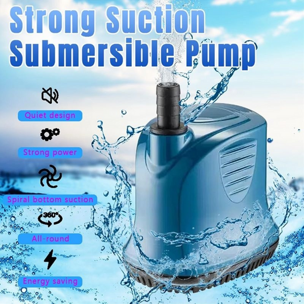 SOBO WP-100D Submersible Aquarium Pump 560L/h 7W with 12/16mm Nozzles