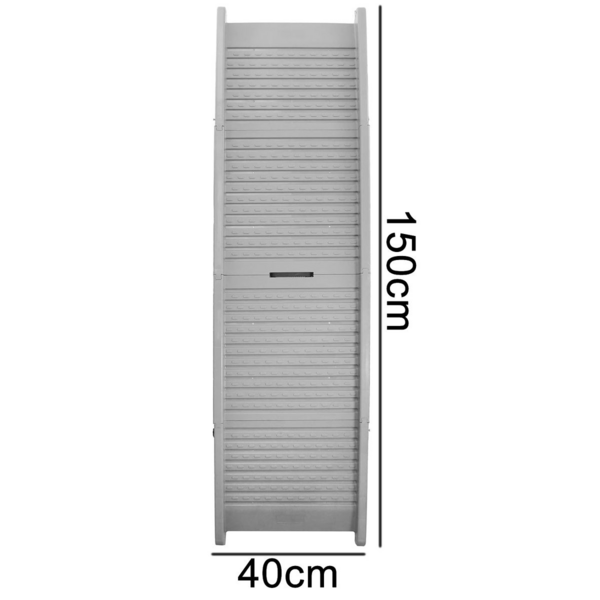 Portable Folding Pet Ramp 150CM X 40CM - Grey