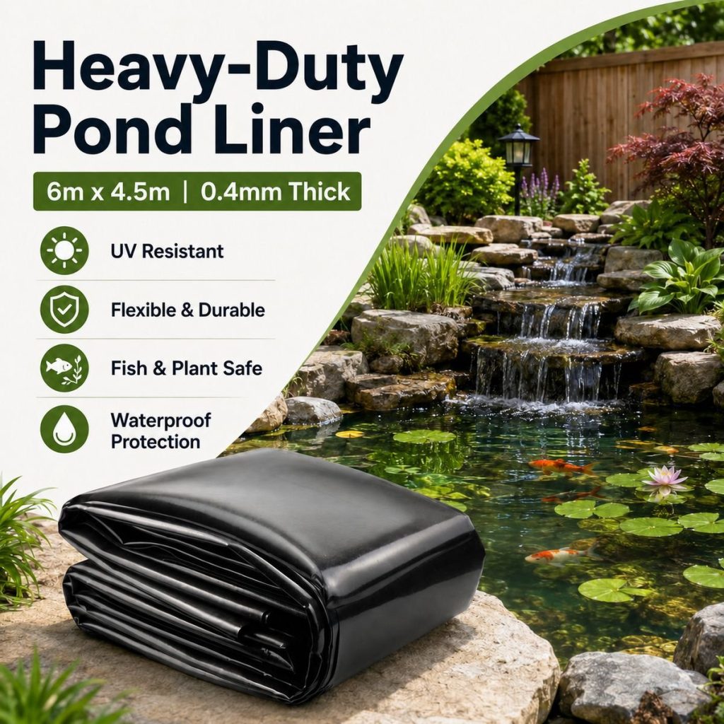 Heavy-Duty Pond Liner 0.4mm - Select Size Variant