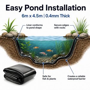 Heavy-Duty Pond Liner 0.4mm - Select Size Variant - Image 11