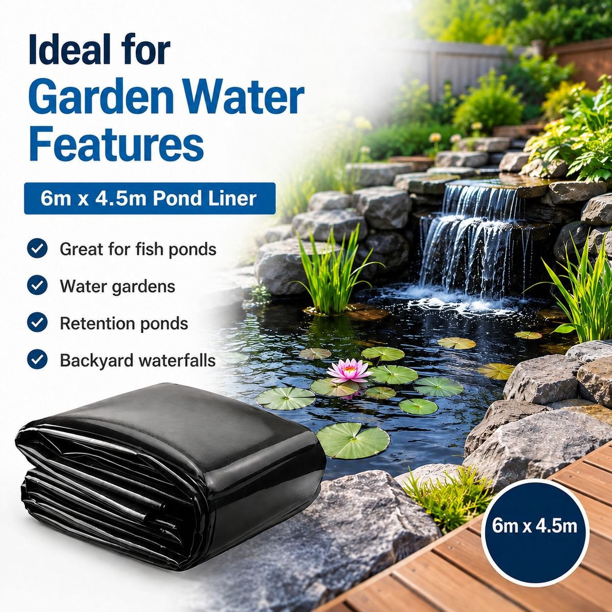 Heavy-Duty Pond Liner 0.4mm - Select Size Variant - Image 13