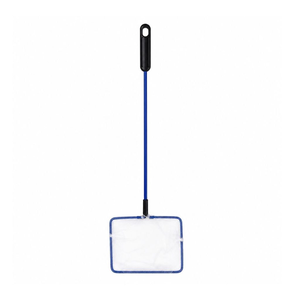 Aquarium Fish Net with Handle - Blue