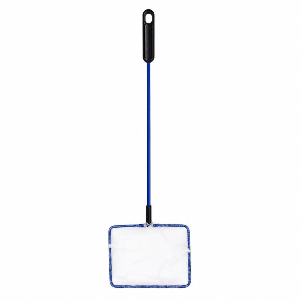 Aquarium Fish Net with Handle - Blue
