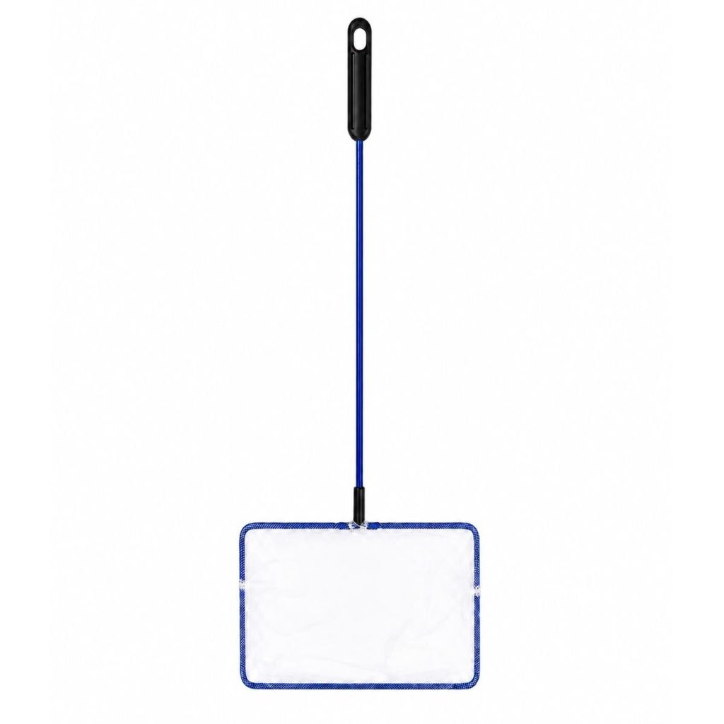 Aquarium Fish Net with Handle - Blue