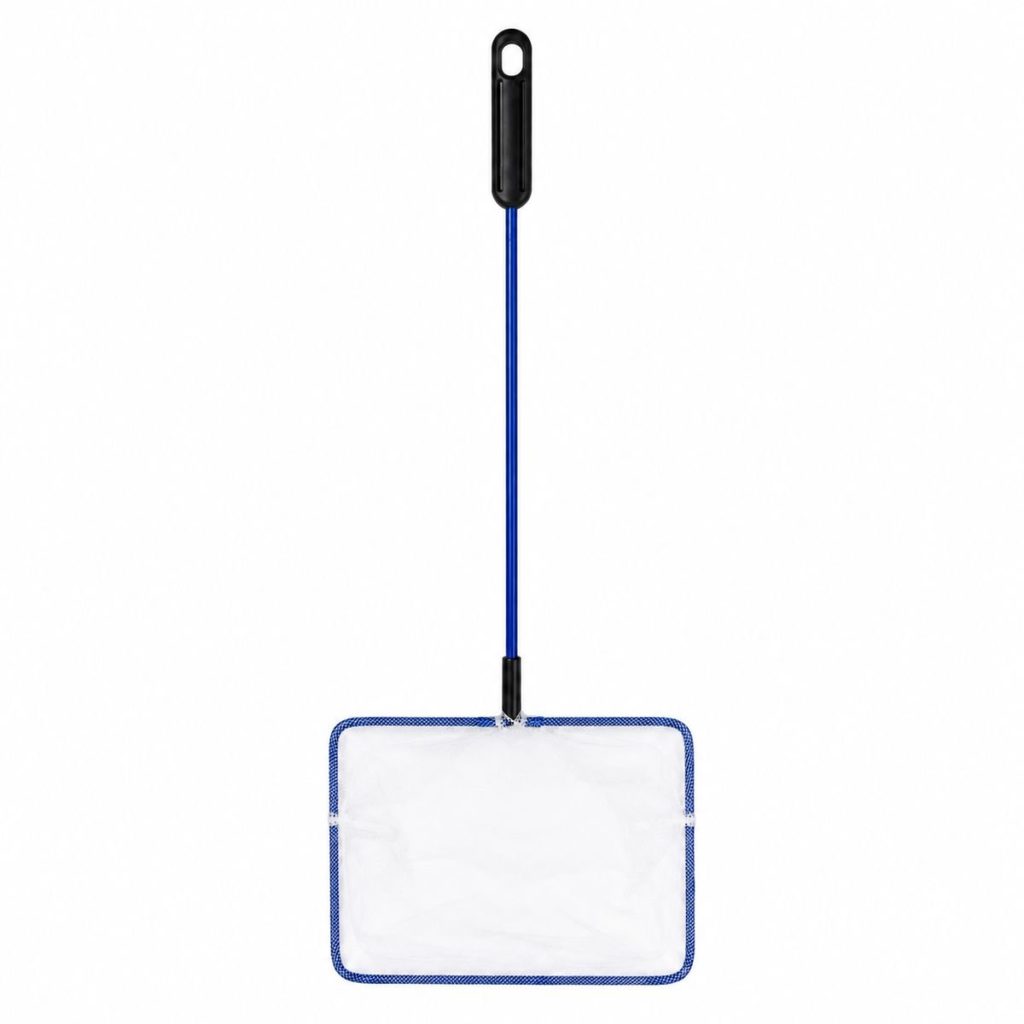 Aquarium Fish Net with Handle - Blue