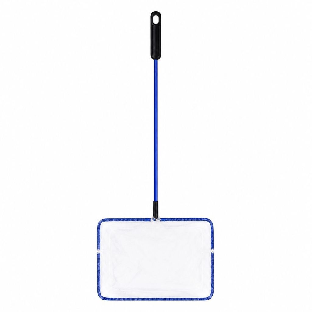 Aquarium Fish Net with Handle - Blue