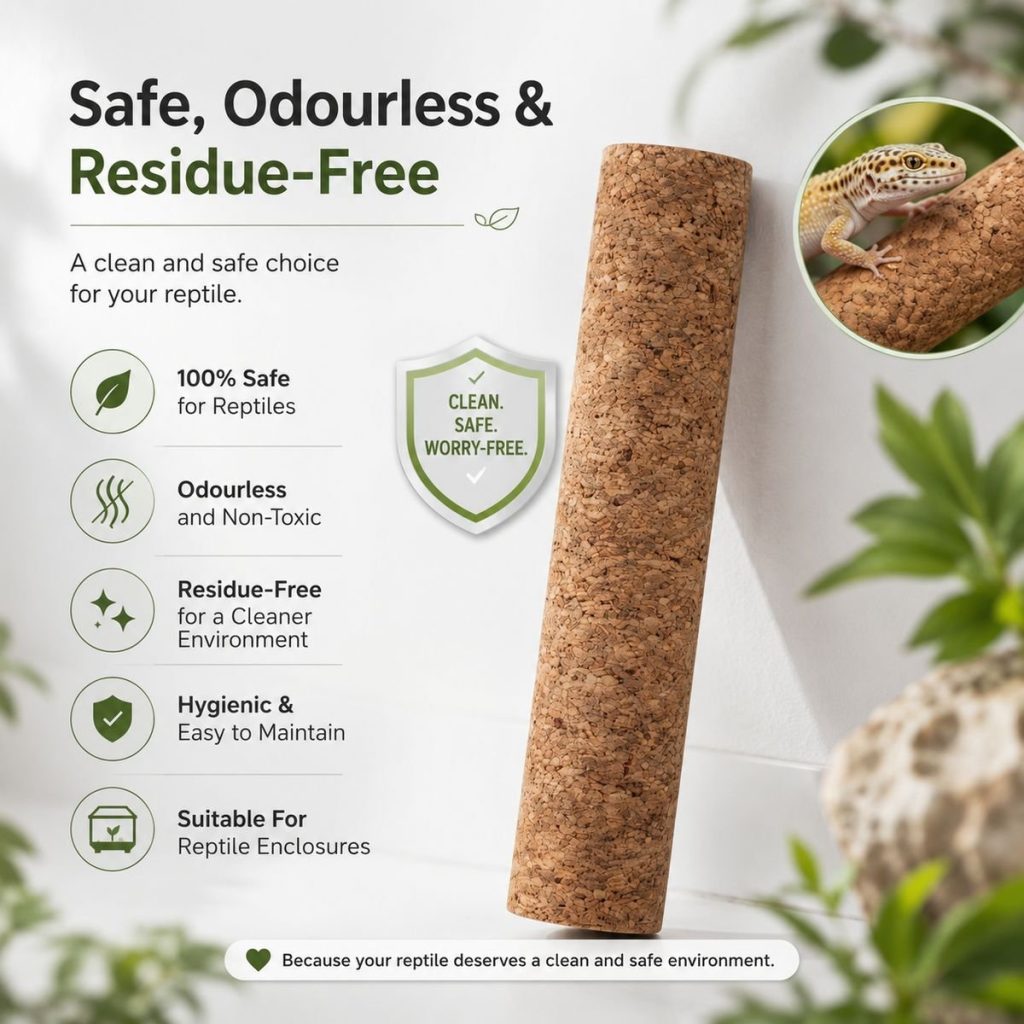 Reptile Climbing Bark Rod 41mm - 300/400/500mm(Select Variant)