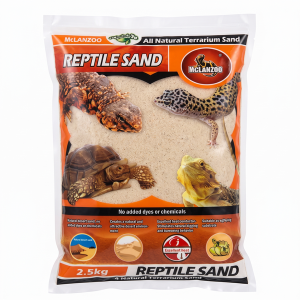 MCLANZOO All Natural Yellow Terrarium Reptile Sand - 2.5kg - Image 1