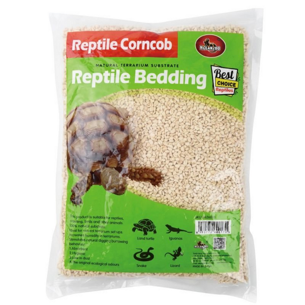Mclanzoo Corncob Bedding for Reptiles by United Reptiles