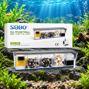 SOBO AQ-18H Hang-On Aquarium Filter 6W 500L/Hr - 5 Chamber - 38cm - Image 5