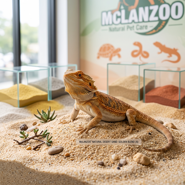 MCLANZOO All Natural White Terrarium Reptile Sand - 2.5kg
