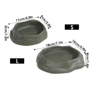 Reptile Food Water Double Dish Combination - Image 2