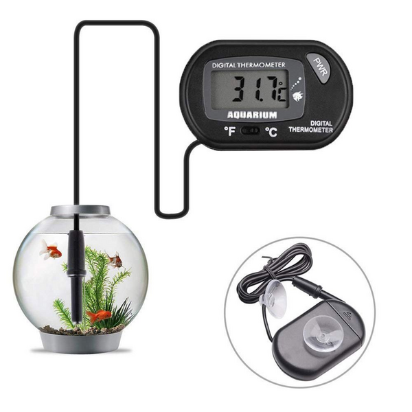 Digital LCD Thermometer for Aquarium Fish Tank Vivarium Reptile Terrarium