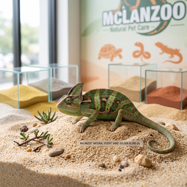 MCLANZOO All Natural White Terrarium Reptile Sand - 2.5kg