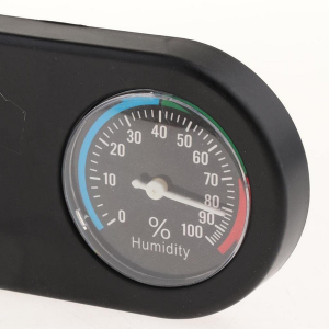Pet Terrarium Reptile Mini Round Shape Dual Hygrothermograph - 16cm - Image 10