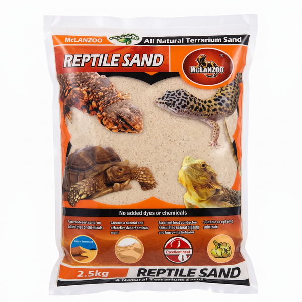 MCLANZOO All Natural Gold Terrarium Reptile Sand - 2.5kg