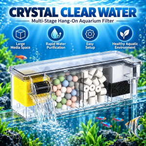 SOBO AQ-17H Hang-On Aquarium Filter 6W 500L/Hr - Image 2
