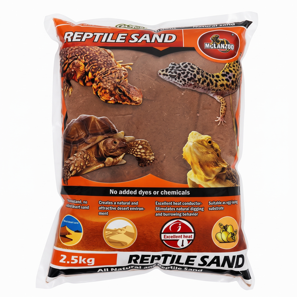 MCLANZOO All Natural Red Terrarium Reptile Sand - 2.5kg