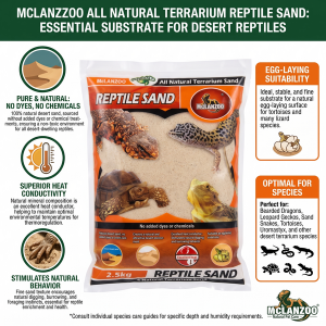 MCLANZOO All Natural Red Terrarium Reptile Sand - 2.5kg - Image 5