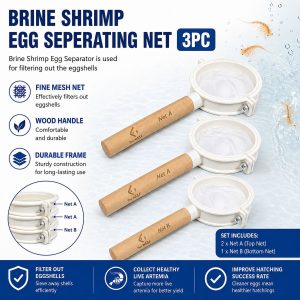Brine Shrimp Egg Separator Net Set 2pc or 3pc - Image 6